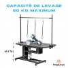 nnelle hydraulique 120CM*61CM ( 57CM - 101CM )